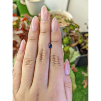 0.47 Ct. Blue Sapphire from Ceylon (Sri Lanka) Life Style