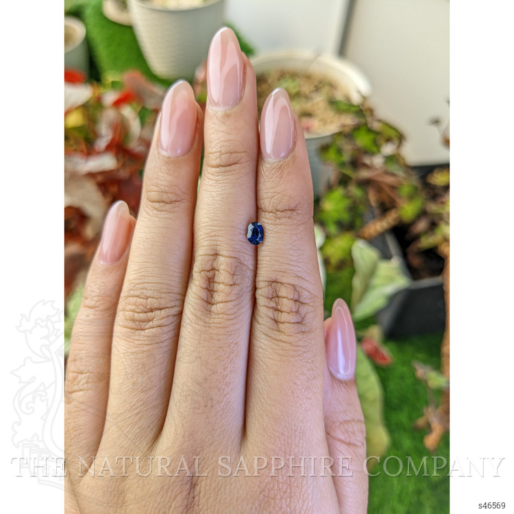 0.47 Ct. Blue Sapphire from Ceylon (Sri Lanka)