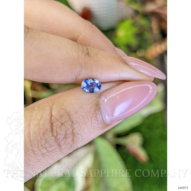 0.50 Ct. Blue Sapphire from Ceylon (Sri Lanka)