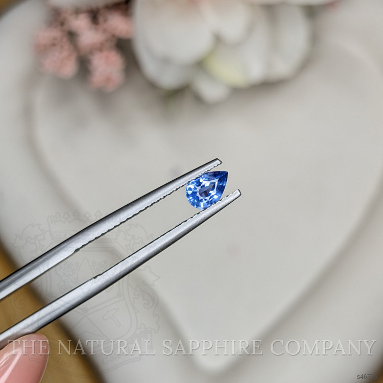 0.45 Ct. Blue Sapphire from Ceylon (Sri Lanka)