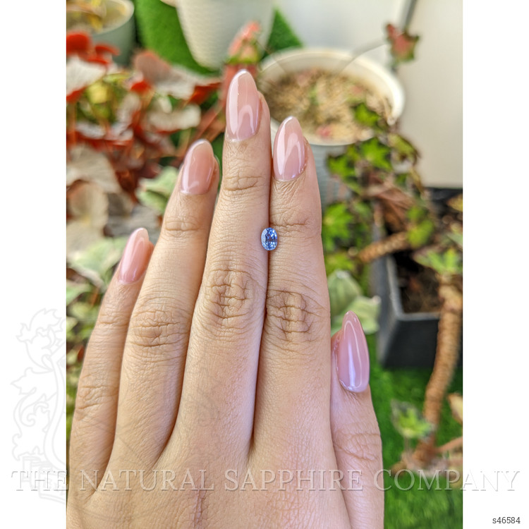 0.53 Ct. Blue Sapphire from Ceylon (Sri Lanka)