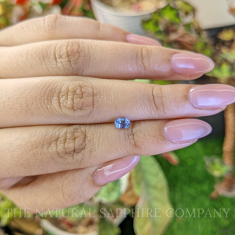 0.53 Ct. Blue Sapphire from Ceylon (Sri Lanka)