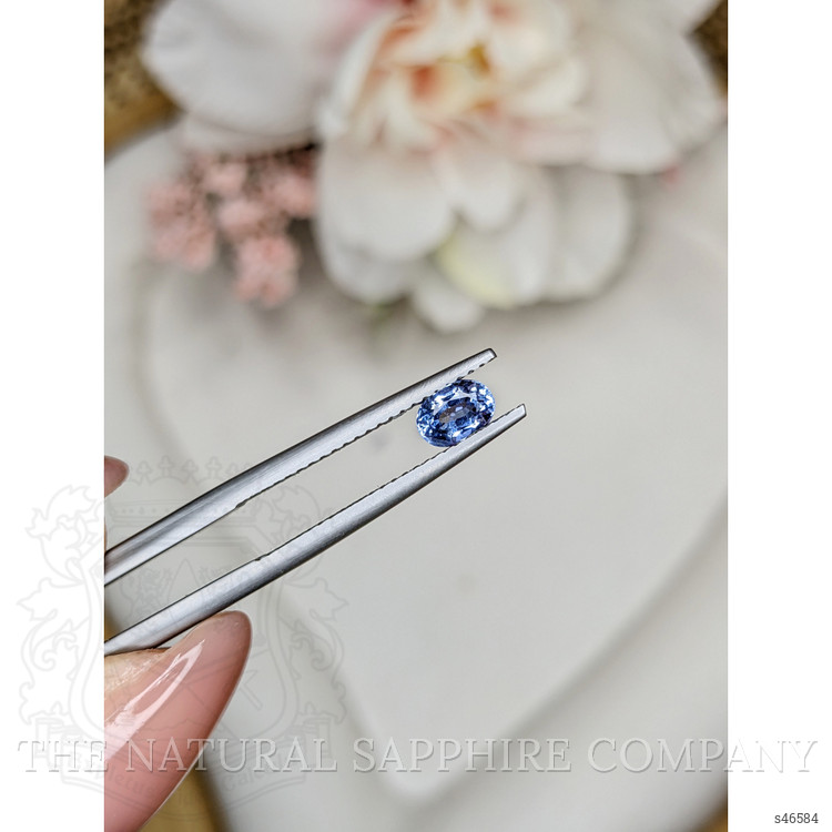 0.53 Ct. Blue Sapphire from Ceylon (Sri Lanka)