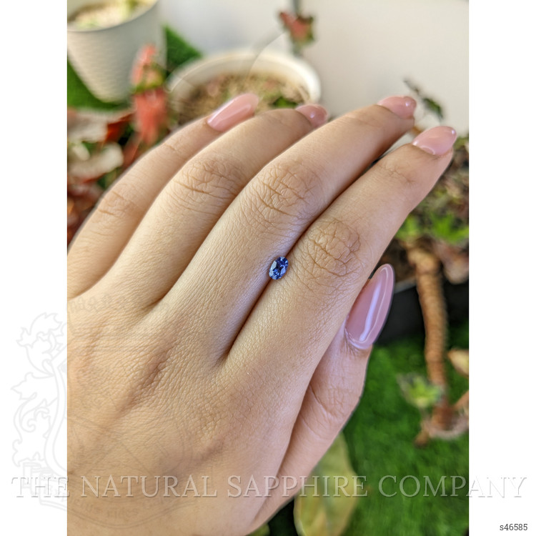 0.36 Ct. Blue Sapphire from Ceylon (Sri Lanka)