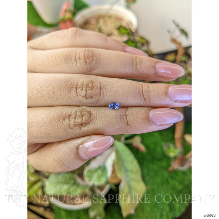 0.36 Ct. Blue Sapphire from Ceylon (Sri Lanka)