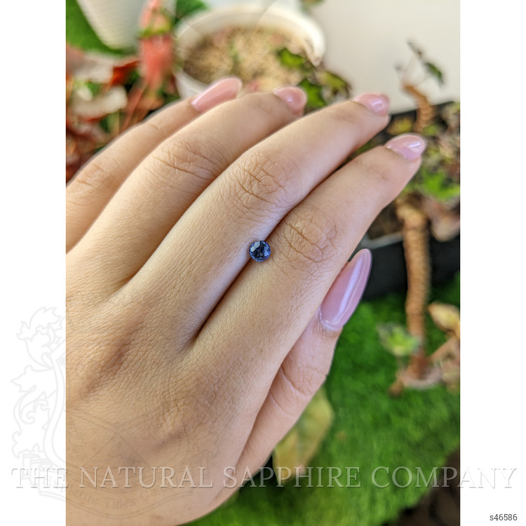 0.45 Ct. Blue Sapphire from Ceylon (Sri Lanka)