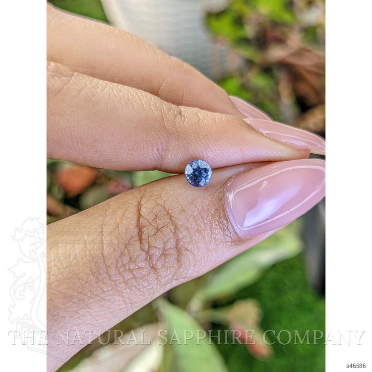 0.45 Ct. Blue Sapphire from Ceylon (Sri Lanka)