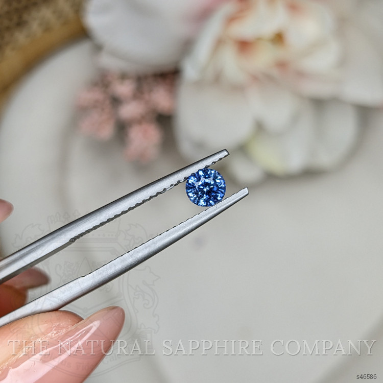 0.45 Ct. Blue Sapphire from Ceylon (Sri Lanka)