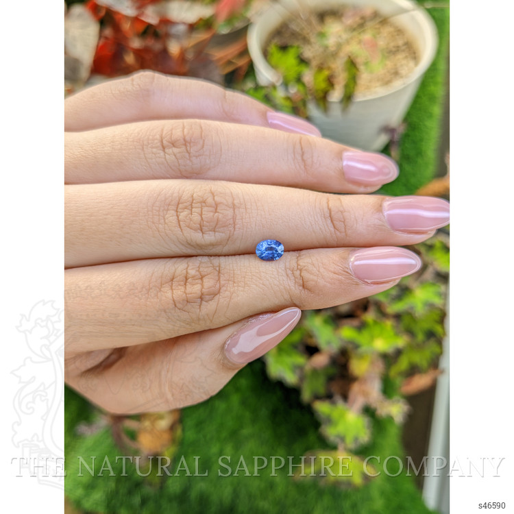 0.60 Ct. Blue Sapphire from Ceylon (Sri Lanka)