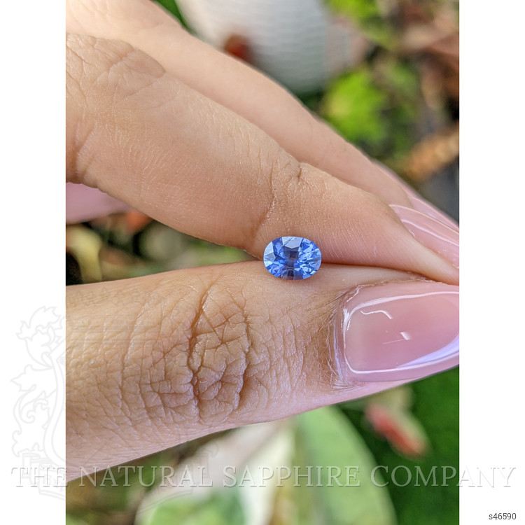 0.60 Ct. Blue Sapphire from Ceylon (Sri Lanka)