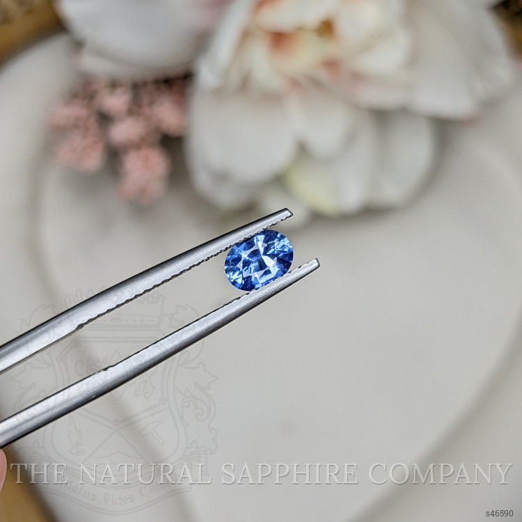 0.60 Ct. Blue Sapphire from Ceylon (Sri Lanka)