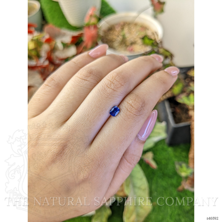 0.53 Ct. Blue Sapphire from Ceylon (Sri Lanka)