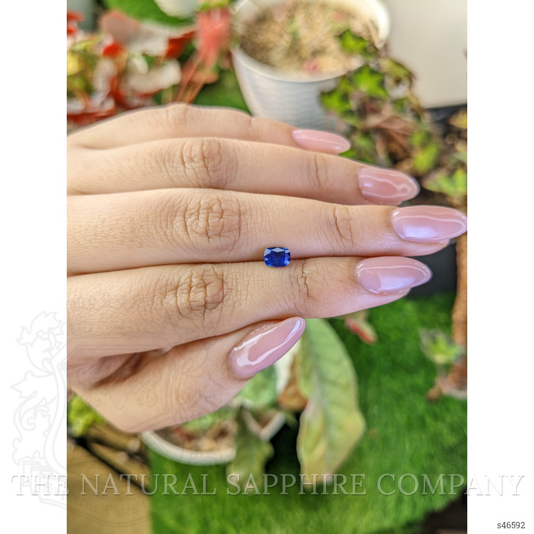 0.53 Ct. Blue Sapphire from Ceylon (Sri Lanka)