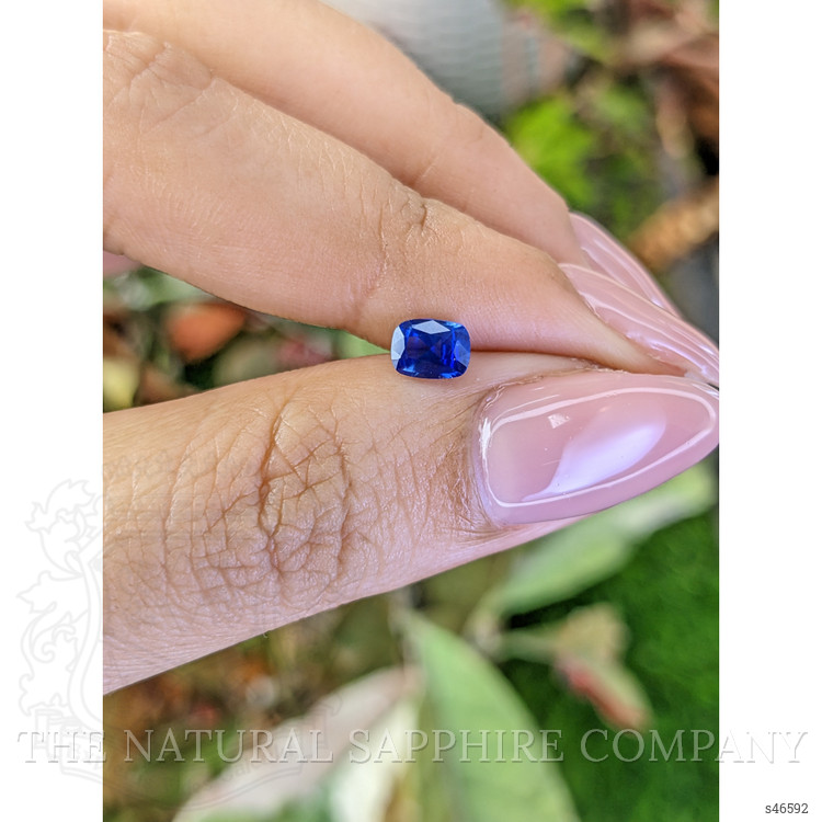 0.53 Ct. Blue Sapphire from Ceylon (Sri Lanka)