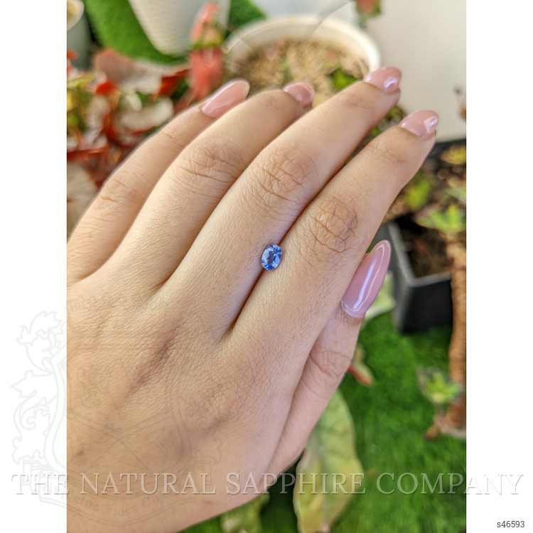 0.48 Ct. Blue Sapphire from Ceylon (Sri Lanka)