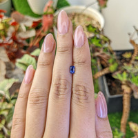 0.60 Ct. Blue Sapphire from Ceylon (Sri Lanka) Life Style