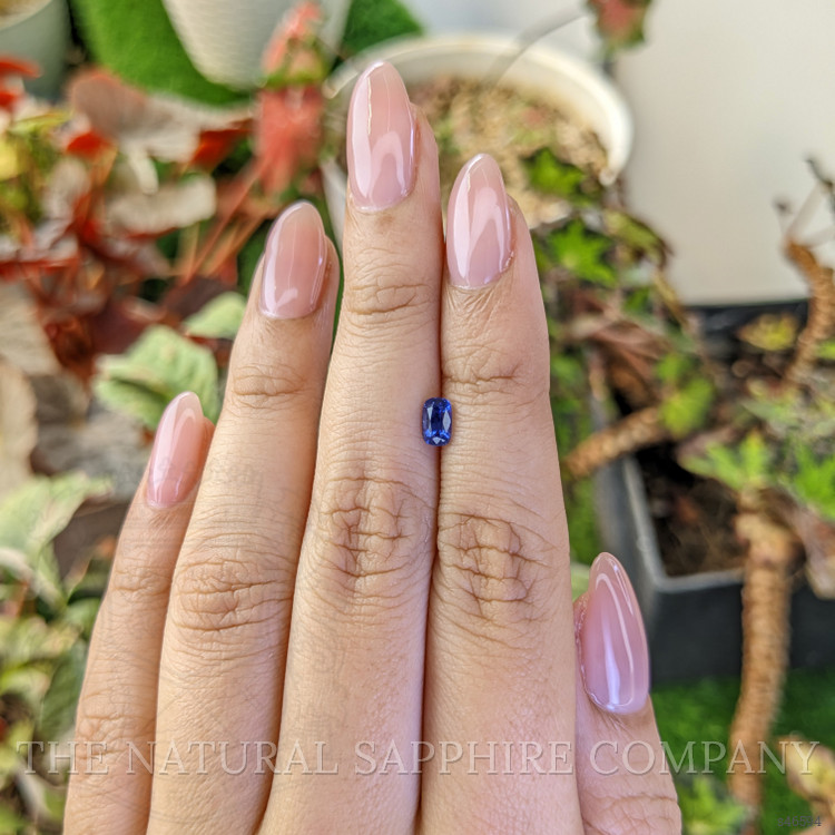 0.60 Ct. Blue Sapphire from Ceylon (Sri Lanka)