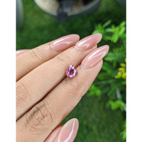 1.30 Ct. Purplish Pink Sapphire from Ceylon (Sri Lanka) Life Style