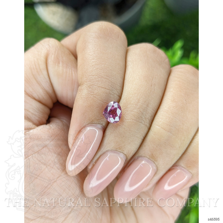 1.30 Ct. Purplish Pink Sapphire from Ceylon (Sri Lanka)
