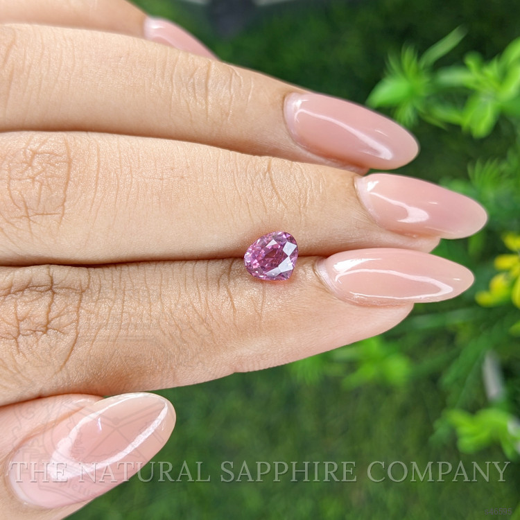 1.30 Ct. Purplish Pink Sapphire from Ceylon (Sri Lanka)
