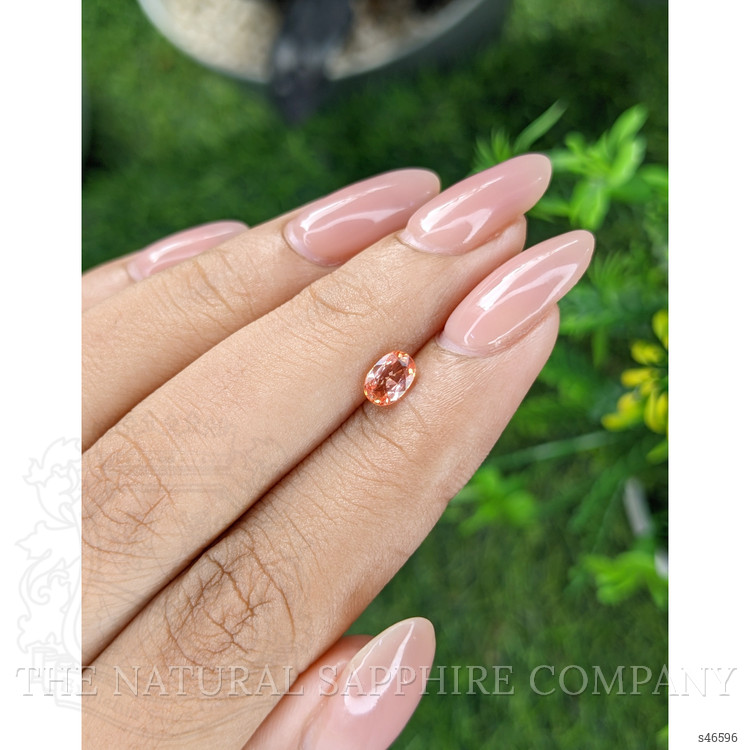 0.60 Ct. Padparadscha Sapphire from Ceylon (Sri Lanka)