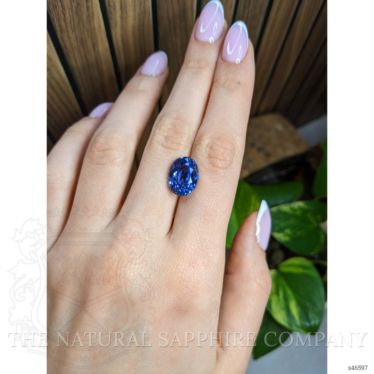 10.72 Ct. Blue Sapphire from Ceylon (Sri Lanka)