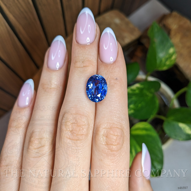 10.72 Ct. Blue Sapphire from Ceylon (Sri Lanka)