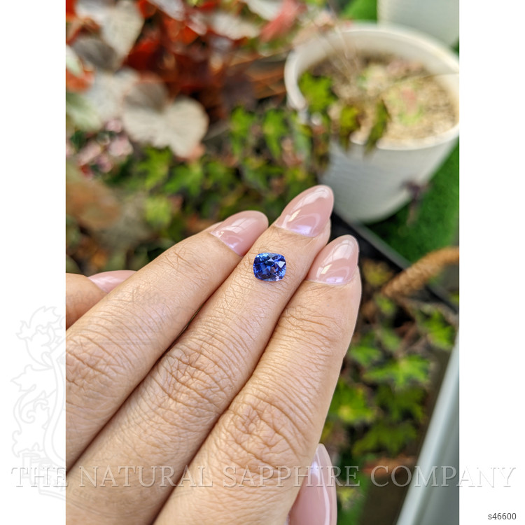1.16 Ct. Purplish Blue Sapphire from Ceylon (Sri Lanka)