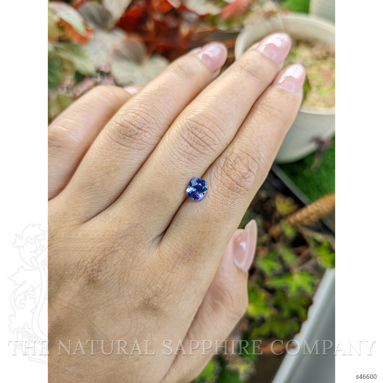 1.16 Ct. Purplish Blue Sapphire from Ceylon (Sri Lanka)