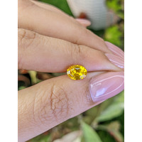 1.18 Ct. Yellow Sapphire from Ceylon (Sri Lanka) Life Style