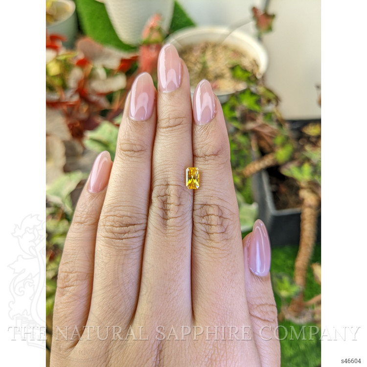 1.08 Ct. Yellow Sapphire from Ceylon (Sri Lanka)
