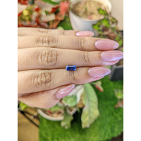 1.14 Ct. Blue Sapphire from Ceylon (Sri Lanka) Life Style