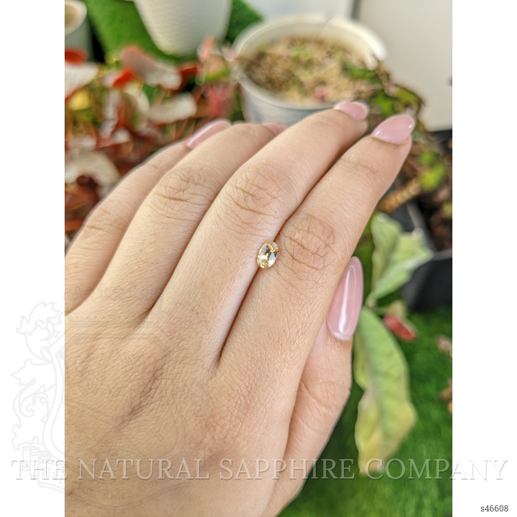 0.50 Ct. Peach Sapphire from Ceylon (Sri Lanka)
