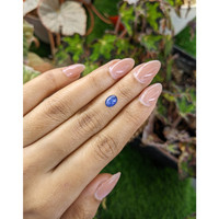 1.58 Ct. Blue Cabochon Sapphire from Ceylon (Sri Lanka) Life Style