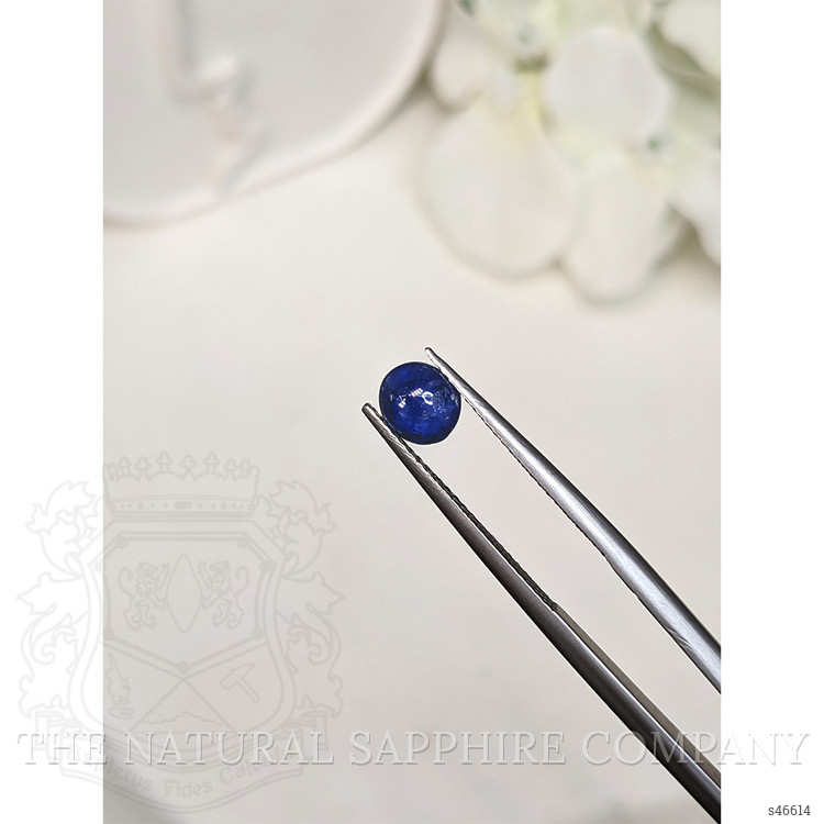 1.27 Ct. Blue Cabochon Sapphire from Ceylon (Sri Lanka)