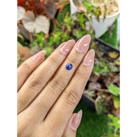 1.27 Ct. Blue Cabochon Sapphire from Ceylon (Sri Lanka) Life Style