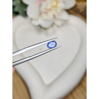 0.63 Ct. Blue Cabochon Sapphire from Ceylon (Sri Lanka) Life Style