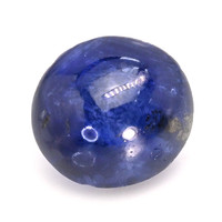 0.72 Ct. Blue Cabochon Sapphire from Ceylon (Sri Lanka) Video