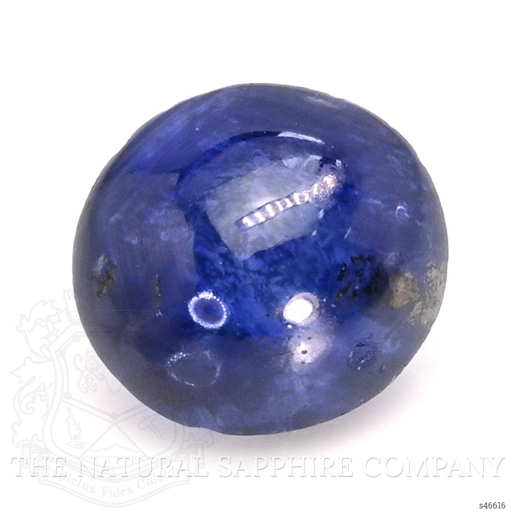 0.72 Ct. Blue Cabochon Sapphire from Ceylon (Sri Lanka)
