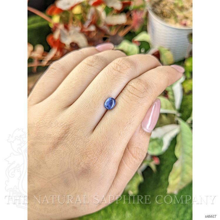 1.14 Ct. Blue Cabochon Sapphire from Ceylon (Sri Lanka)