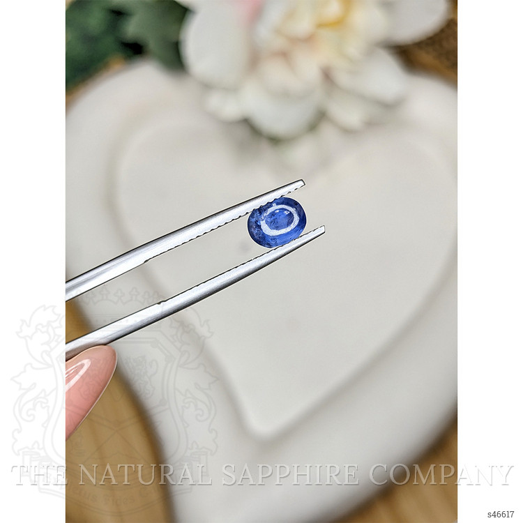 1.14 Ct. Blue Cabochon Sapphire from Ceylon (Sri Lanka)