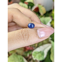 2.07 Ct. Blue Cabochon Sapphire from Ceylon (Sri Lanka) Life Style