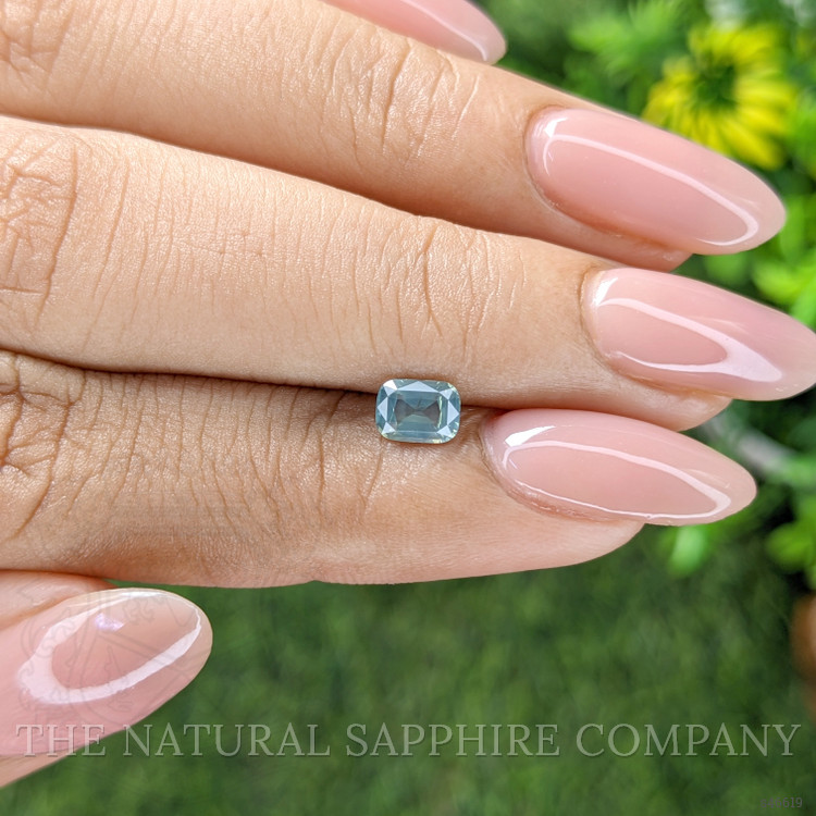 0.58 Ct. Bluish Green Sapphire from Tanzania