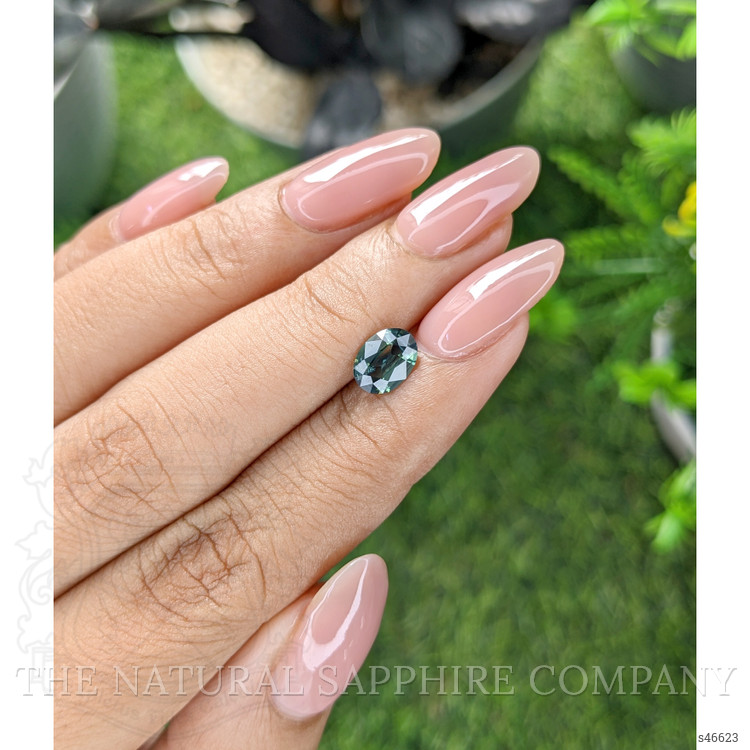 1.16 Ct. Bluish Green Sapphire from Tanzania