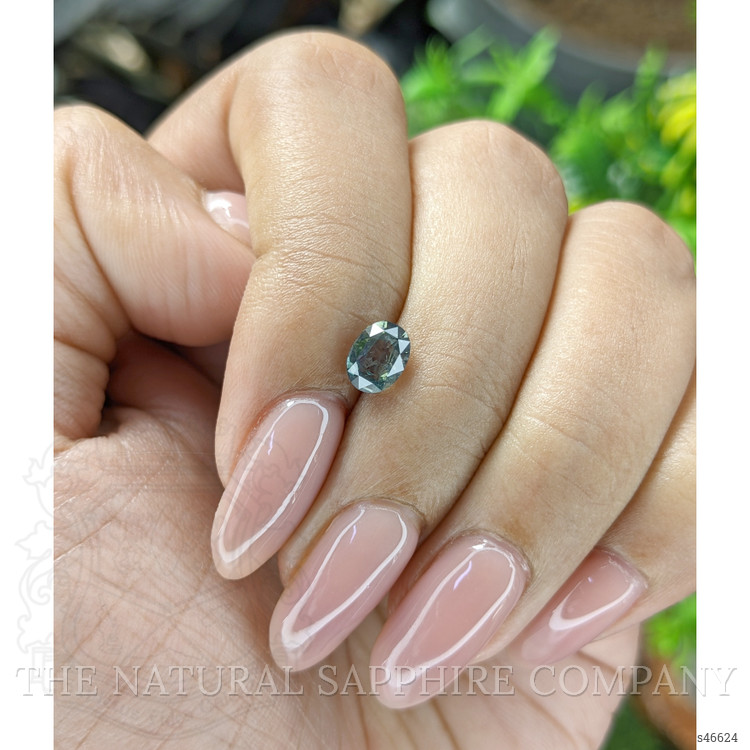 1.01 Ct. Brownish Green Sapphire from Tanzania