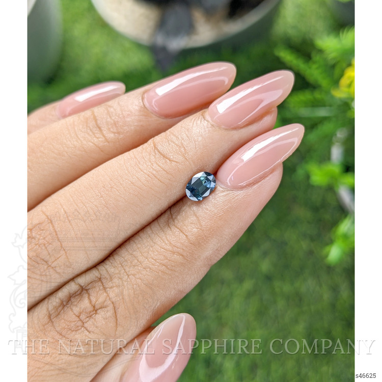 0.57 Ct. Bluish Green Sapphire from Tanzania