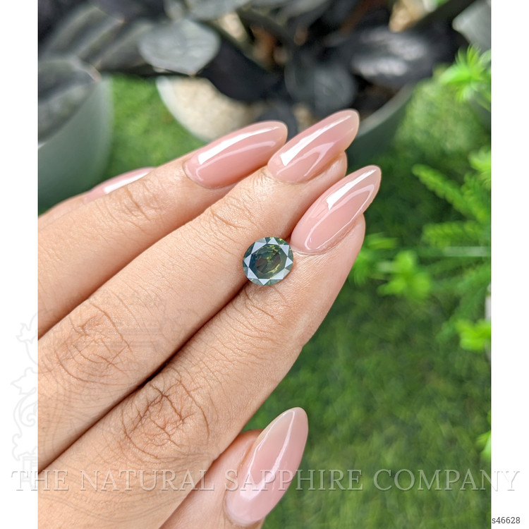 1.68 Ct. Yellowish Green Sapphire from Madagascar