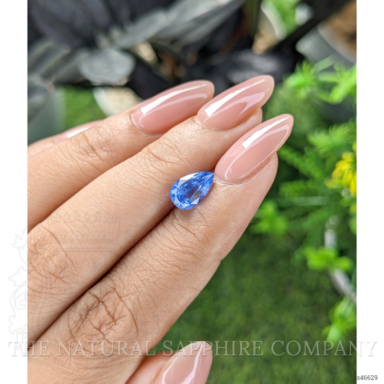 1.86 Ct. Blue Sapphire from Ceylon (Sri Lanka)