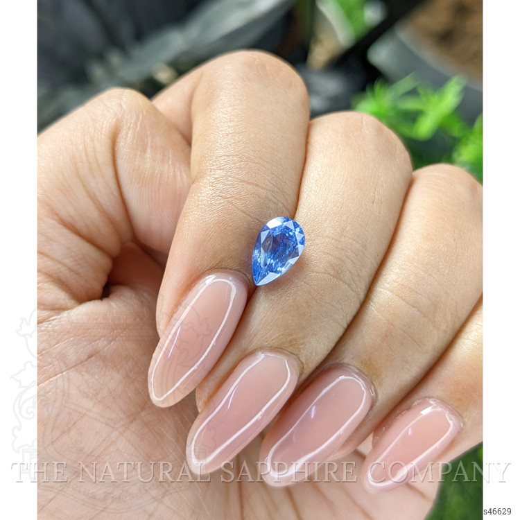 1.86 Ct. Blue Sapphire from Ceylon (Sri Lanka)