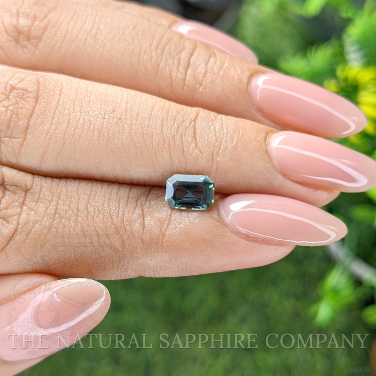 0.96 Ct. Bluish Green Sapphire from Tanzania
